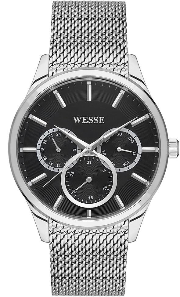 Wesse WWG206901 Pusulalı Takvimli 44 mm Çelik Kordon Analog Erkek Kol Saati