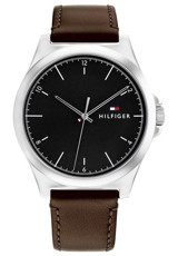 Tommy Hilfiger TH1710601 Takvimli 44 mm Kahverengi Deri Kordon Analog Erkek Kol Saati