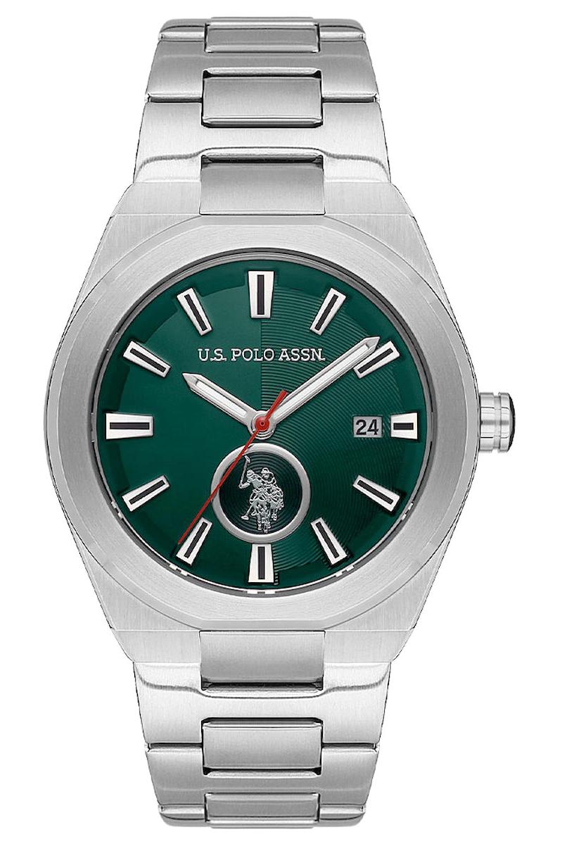 U.S. Polo Assn USPA1062-04 Takvimli 42 mm Çelik Kordon Analog Erkek Kol Saati