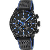Festina F20359/3 Takvimli 44 mm Siyah Deri Kordon Analog Erkek Kol Saati