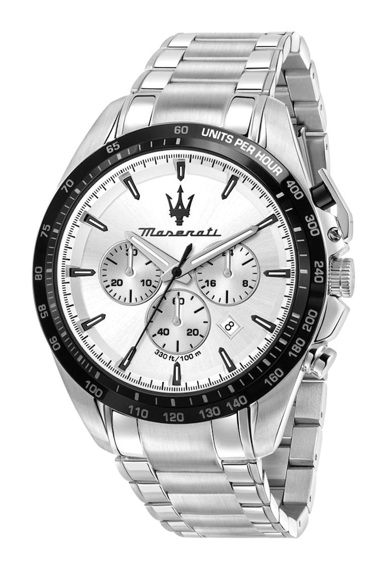 Maserati R8873612049 Takvimli 45 mm Çelik Kordon Analog Erkek Kol Saati