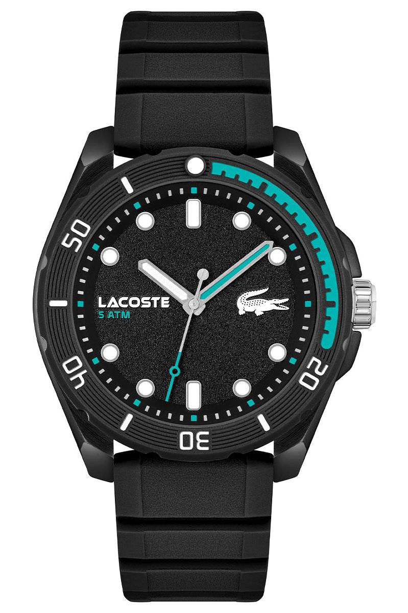 Lacoste LAC2011284 44 mm Siyah Plastik Kordon Analog Erkek Kol Saati