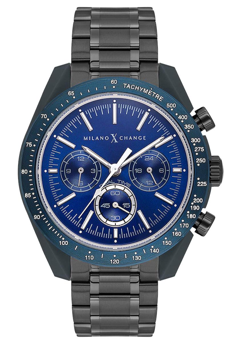 Milano X Change MXG3119 Takvimli 43 mm Çelik Kordon Analog Erkek Kol Saati