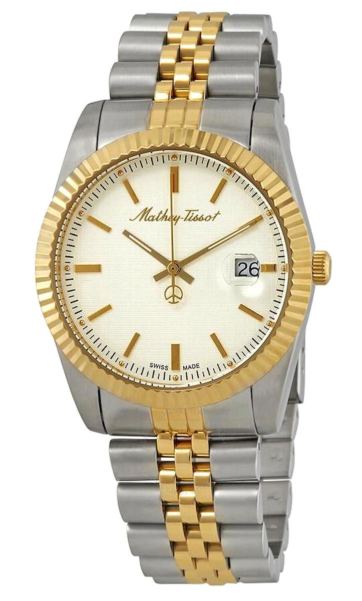 Tissot H810BI Takvimli 44 mm Altın-Çelik Kordon Analog Erkek Kol Saati