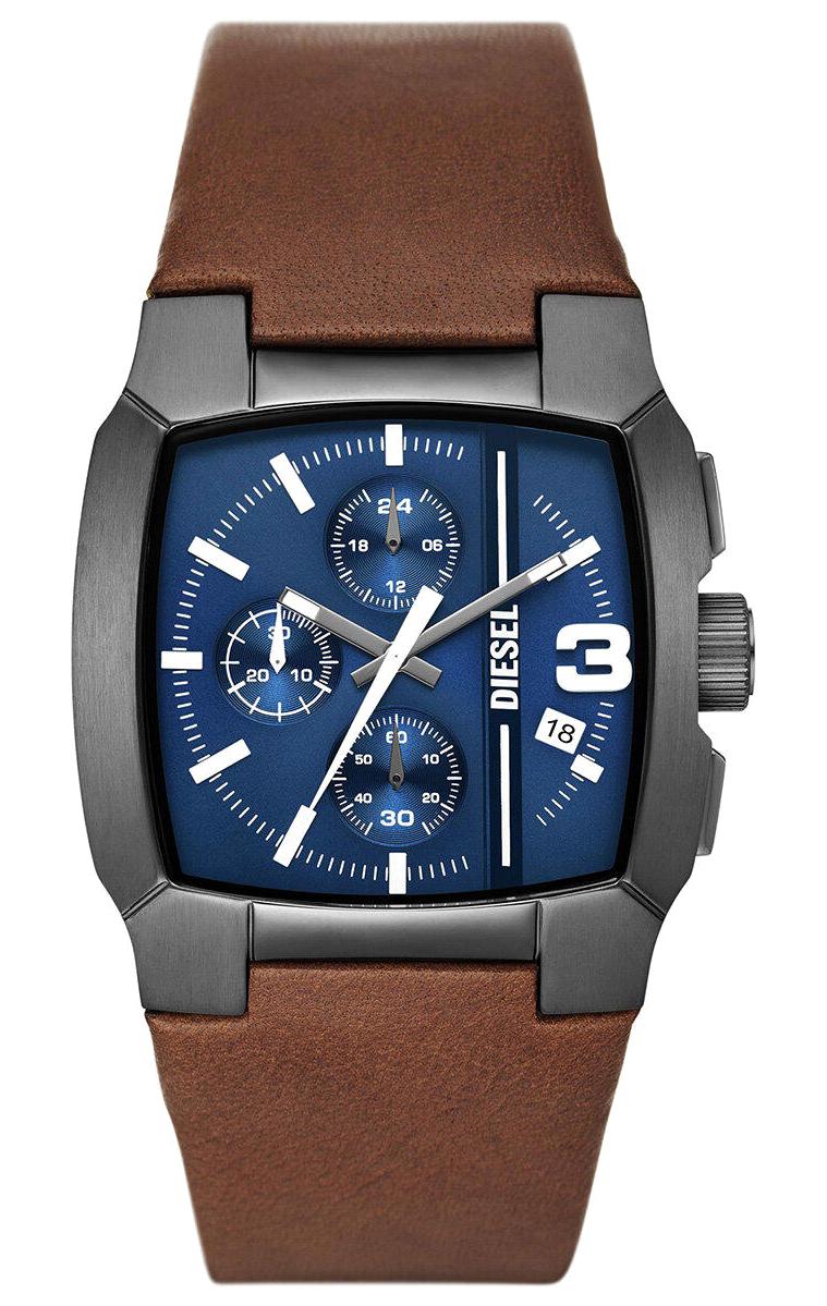 Diesel DZ4641 Takvimli 40 mm Kahverengi Deri Kordon Analog Erkek Kol Saati