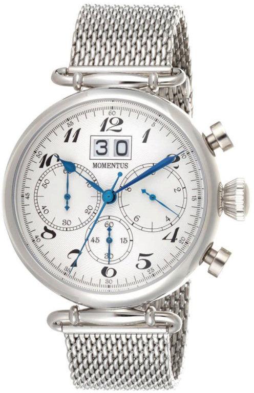 Momentus TM250S-02SS Takvimli 44 mm Çelik Kordon Analog Erkek Kol Saati