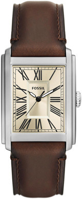 Fossil FFS6012 30 mm Kahverengi Deri Kordon Analog Erkek Kol Saati
