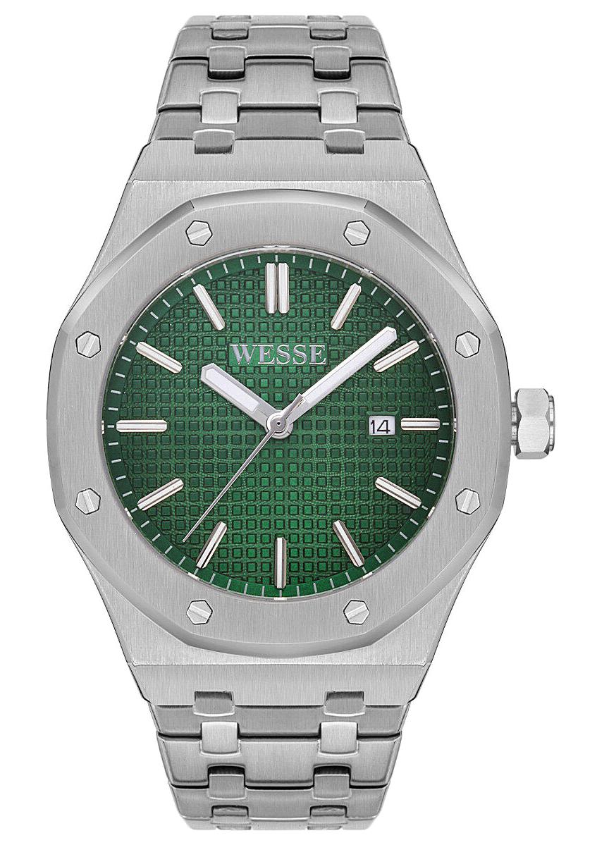 Wesse WWG402104 Takvimli 42 mm Çelik Kordon Analog Erkek Kol Saati