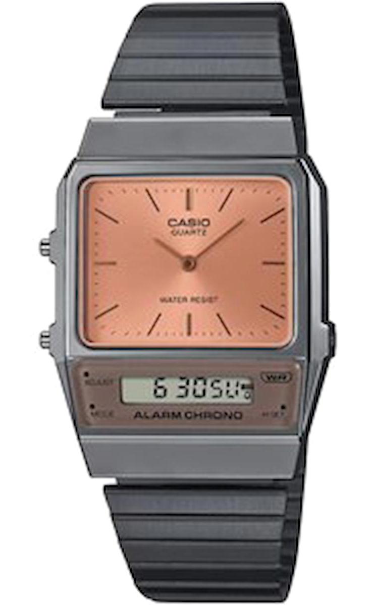Casio AQ-800ECGG-4ADF Takvimli 32.1 mm Çelik Kordon Analog Erkek Kol Saati