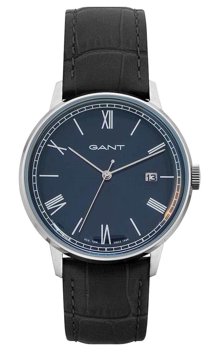 Gant GT078005 Takvimli 41-45 mm Siyah Deri Kordon Analog Erkek Kol Saati