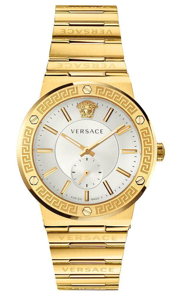 Versace VRSCVEVI00520 41 mm Altın Çelik Kordon Analog Erkek Kol Saati