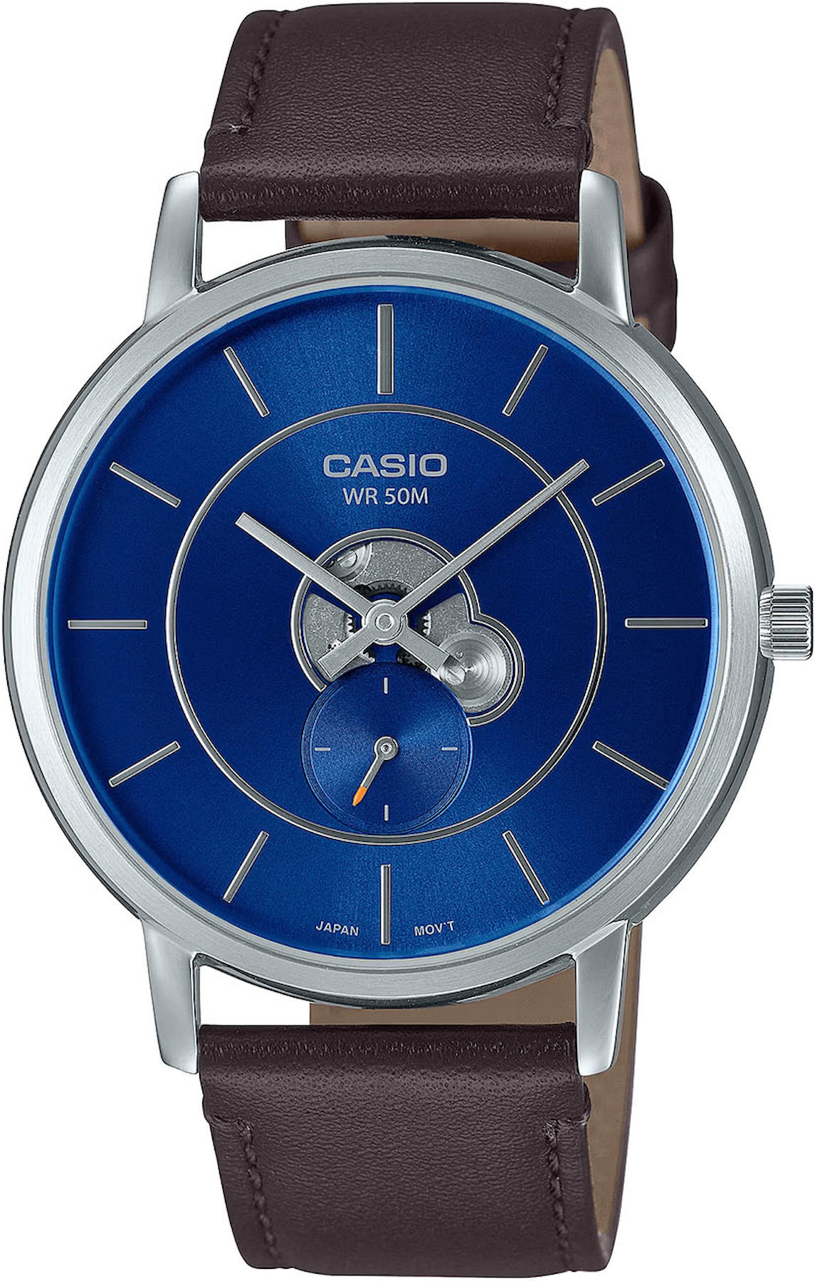 Casio MTP-B130L-2A 41 mm Kahverengi Deri Kordon Analog Kol Saati