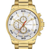 Northwest NW-2104-D Takvimli 41 mm Altın Çelik Kordon Analog Erkek Kol Saati