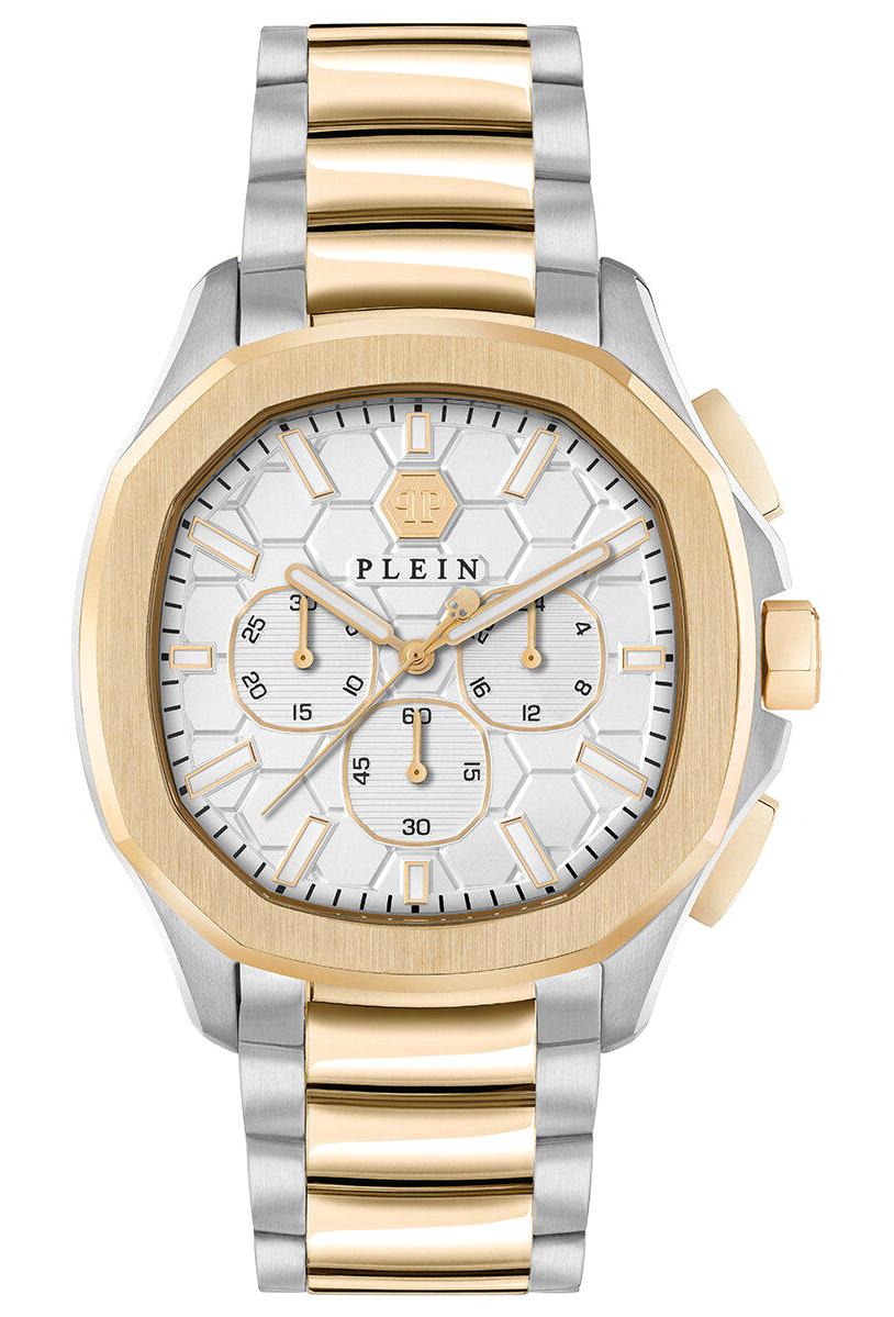 Philipp Plein PWSAA0423 Takvimli 44 mm Altın-Çelik Kordon Analog Erkek Kol Saati
