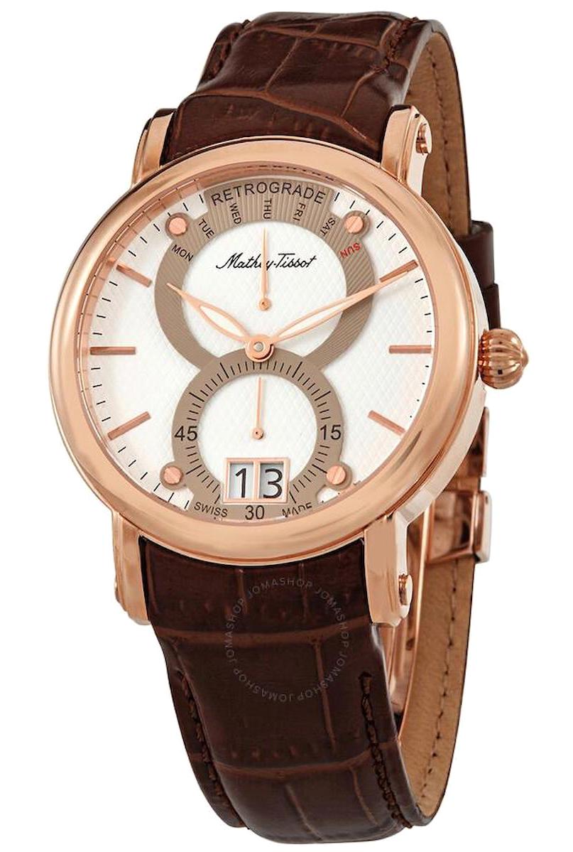 Tissot H7022PI Takvimli 44 mm Kahverengi Deri Kordon Analog Erkek Kol Saati