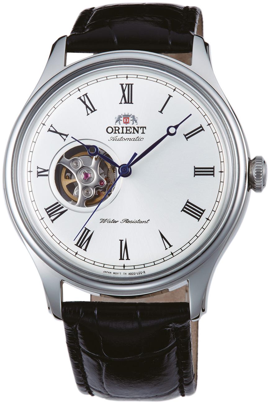 Orient FAG00003W0 Takvimli 43 mm Siyah Deri Kordon Analog Kol Saati