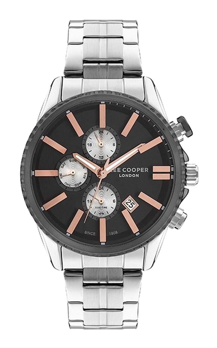 Lee Cooper LC07397.360 Takvimli 43 mm Çelik Kordon Analog Erkek Kol Saati