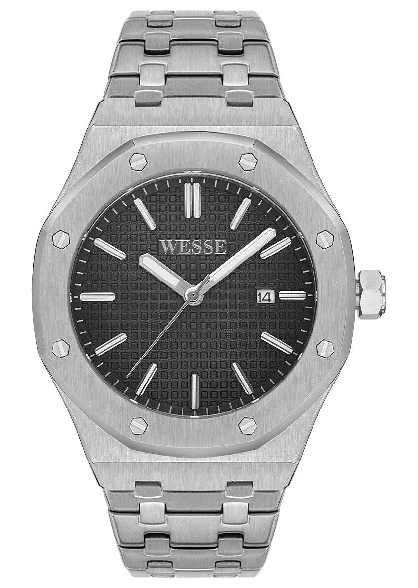 Wesse WWG402101 Takvimli 42 mm Çelik Kordon Analog Erkek Kol Saati