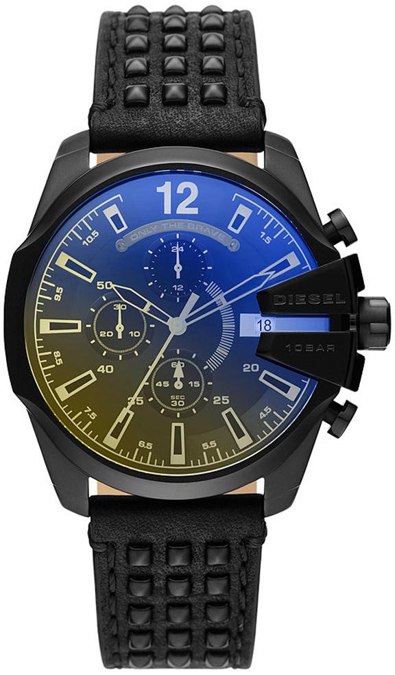 Diesel DZ4567 Takvimli 43 mm Siyah Deri Kordon Analog Erkek Kol Saati