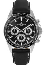 Jacques Lemans LİVERPOOL 1-1877A Takvimli 41 mm Siyah Çelik Kordon Analog Erkek Kol Saati