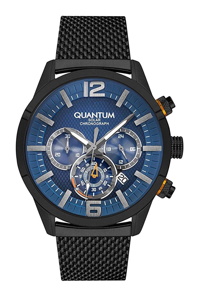 Quantum ADG937.690 Siyah Çelik Kordon Analog Erkek Kol Saati