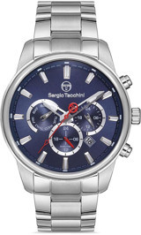 Sergio Tacchini ST.1.10159.4 Takvimli 44 mm Çelik Kordon Analog Kol Saati