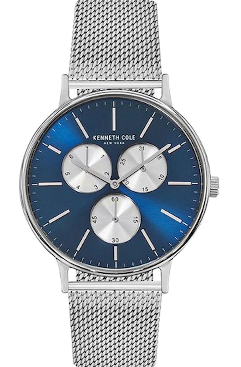 Kenneth Cole KC14946011 Takvimli Metal Kordon Analog Erkek Kol Saati