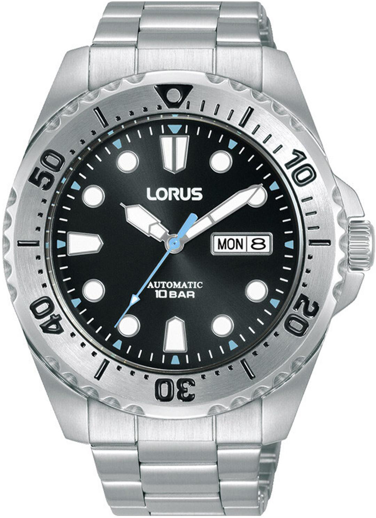 Lorus RL471BX9 Takvimli 44 mm Çelik Kordon Analog Erkek Kol Saati