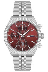 U.S. Polo Assn USPA1054B-06 Takvimli 42 mm Çelik Kordon Analog Erkek Kol Saati