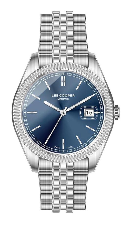 Lee Cooper LC07215.390 Takvimli 40 mm Çelik Kordon Analog Erkek Kol Saati