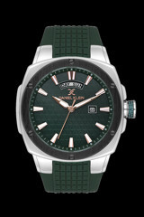 Daniel Klein DK.1.13650-3 Takvimli Yeşil Silikon Kordon Analog Erkek Kol Saati