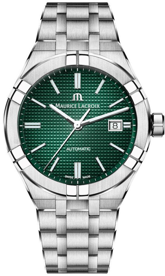 Maurice Lacroix AI6008-SS002-630-1 Takvimli 42 mm Çelik Kordon Analog Kol Saati
