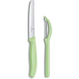 ​​​​Victorinox 6.7116.21L42 Swiss Classic Trend Colors Soyacak ve Domates Bıçak Seti - Yeşil