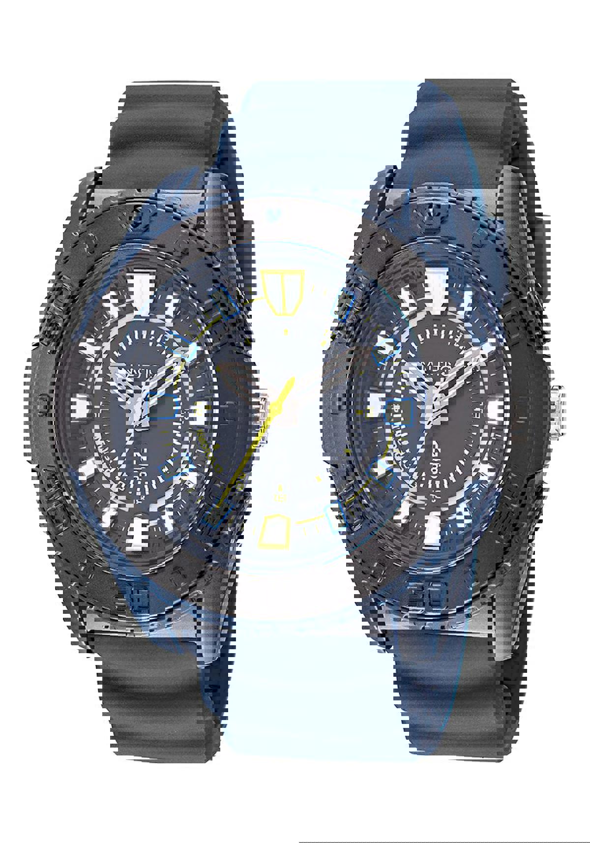 Nautica NAPCNS214 46-50 mm Lacivert Silikon Kordon Analog Erkek Kol Saati