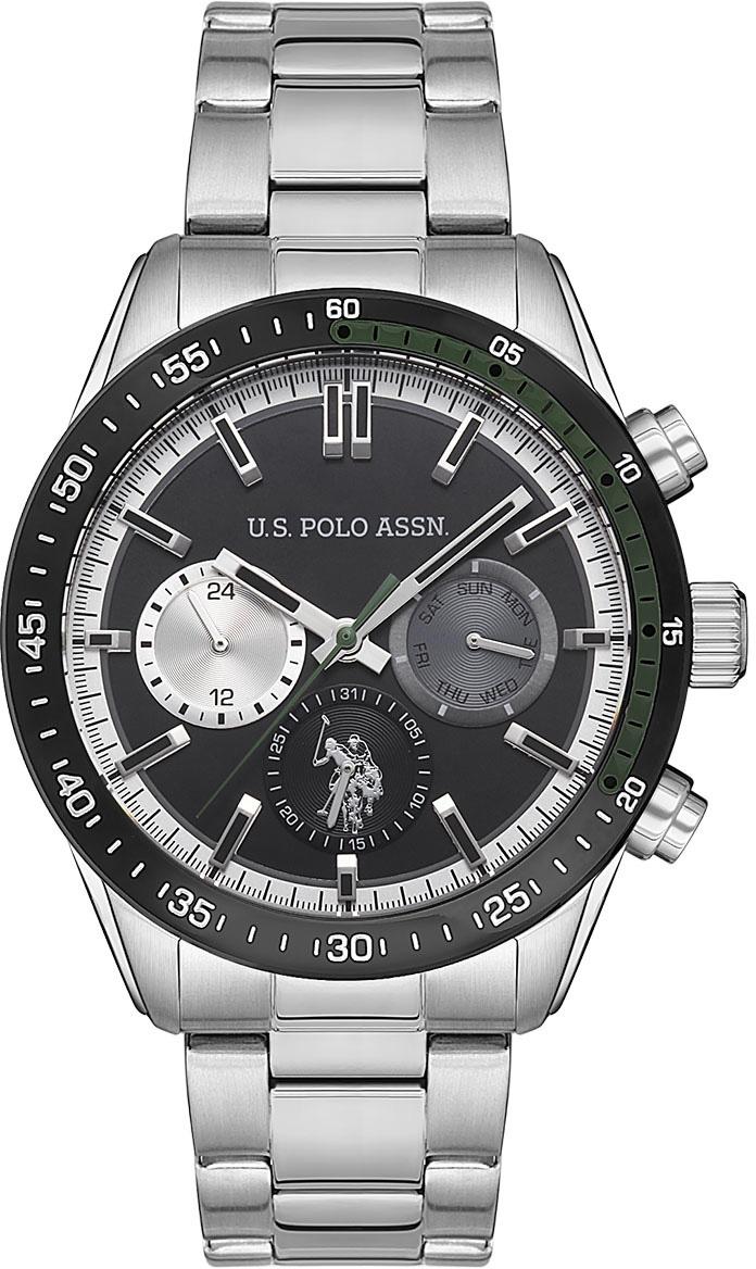 U.S. Polo Assn USPA1044-01 Takvimli 45 mm Çelik Kordon Analog Erkek Kol Saati