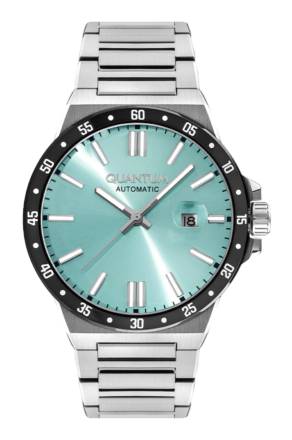 Quantum QMG1084.300 Takvimli 50 mm Çelik Kordon Analog Erkek Kol Saati