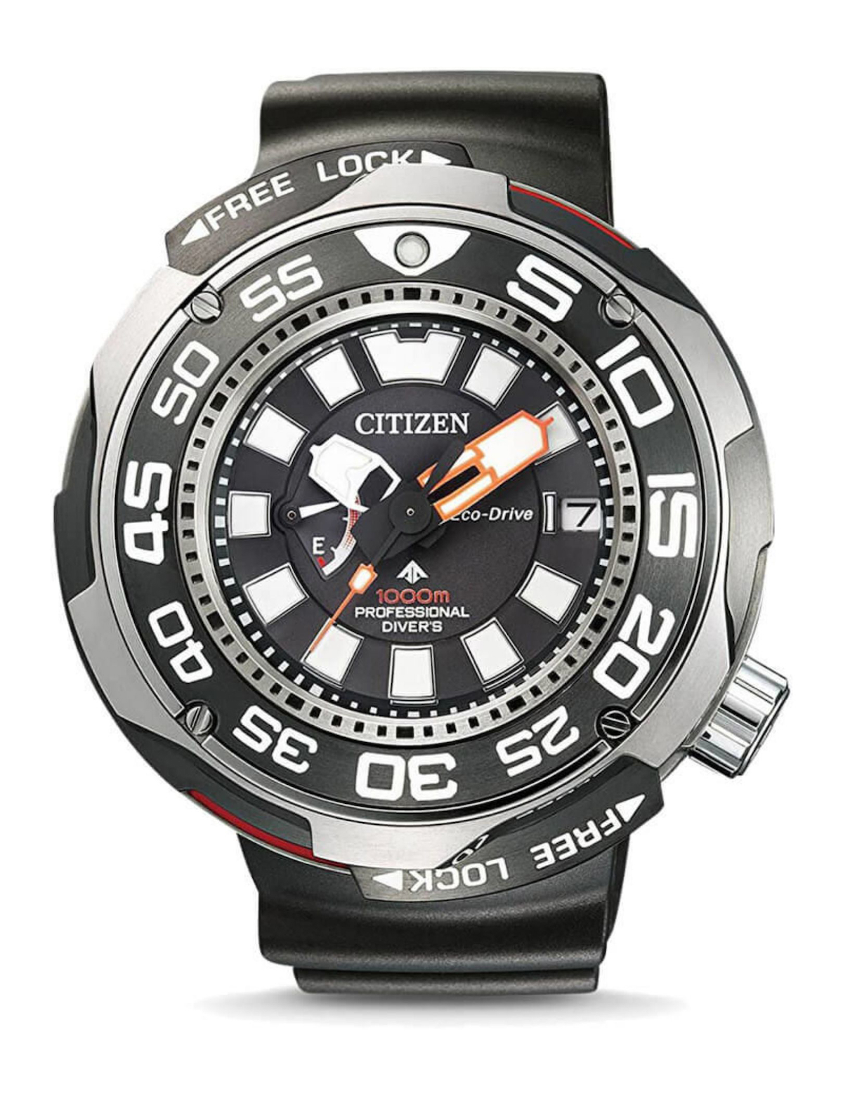 Citizen BN7020-09E Takvimli Siyah Silikon Kordon Analog Erkek Kol Saati
