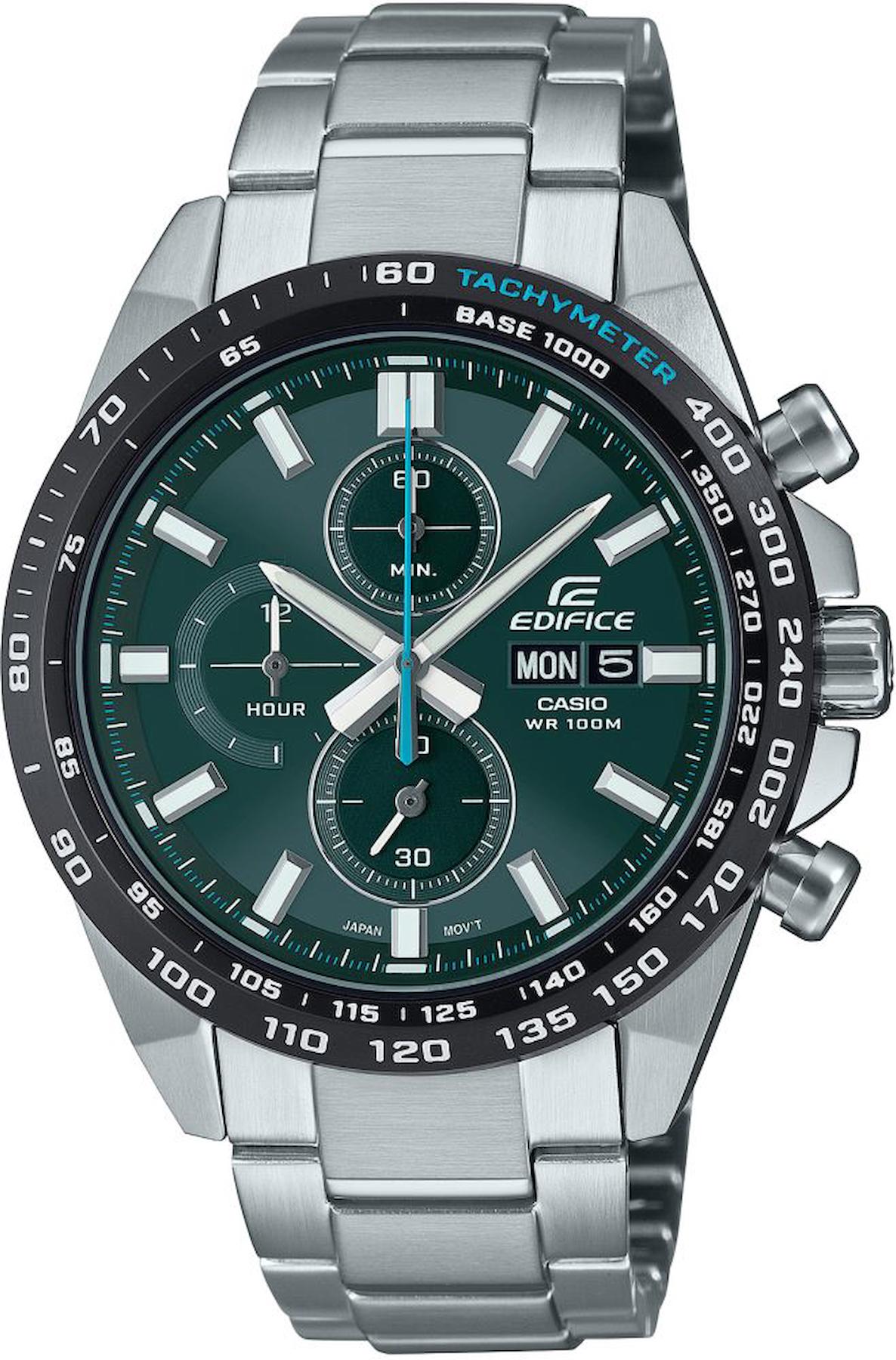 Casio EFR-574DB-3AVUDF Takvimli 42.3 mm Çelik Kordon Analog Erkek Kol Saati