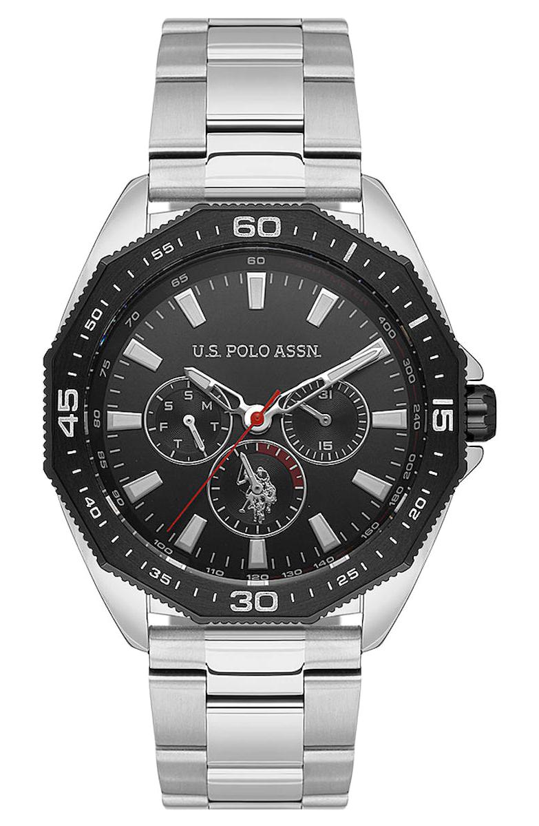 U.S. Polo Assn USPA1073-01 Takvimli 43 mm Çelik Kordon Analog Erkek Kol Saati