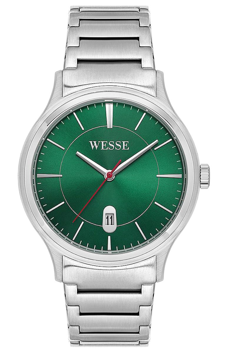 Wesse WWG209002 Takvimli 43 mm Çelik Kordon Analog Erkek Kol Saati