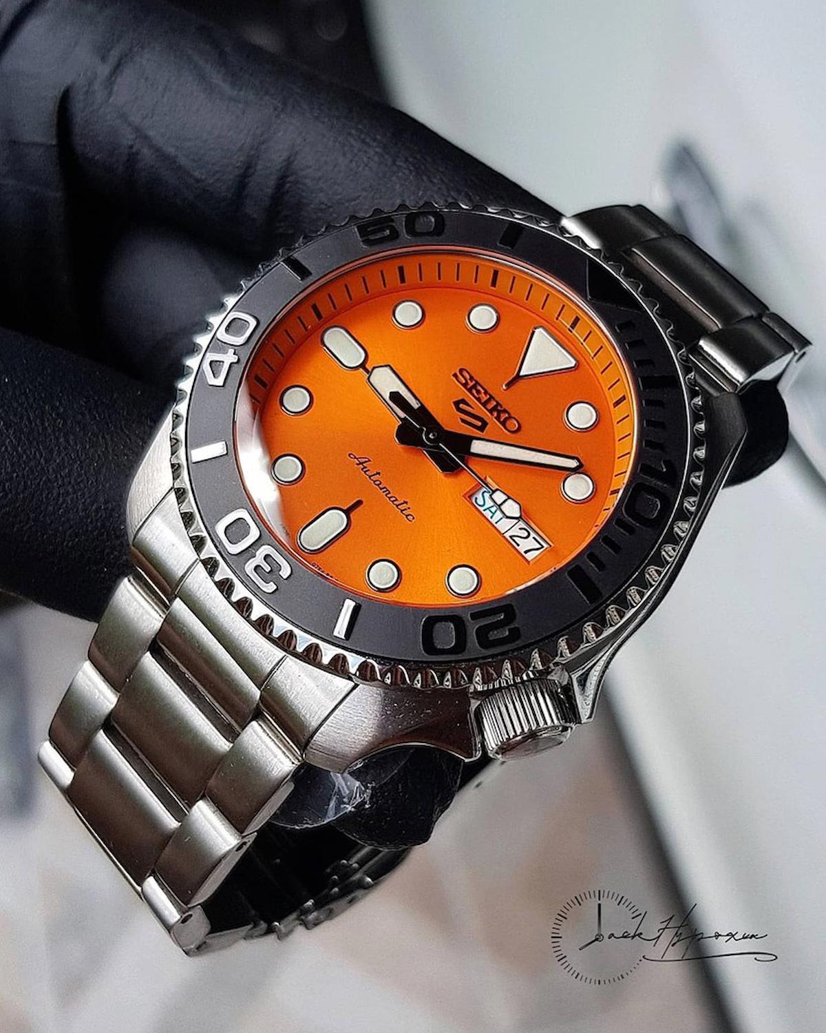 Seiko SRPK35K Takvimli 38 mm Çelik Kordon Analog Erkek Kol Saati
