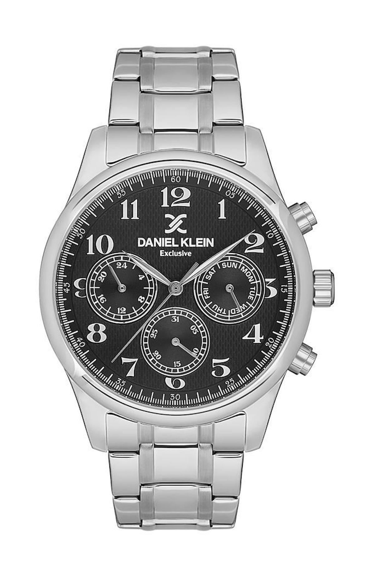Daniel Klein DK102-DKE.1.10560-1 Takvimli 42 mm Metal Kordon Analog Erkek Kol Saati