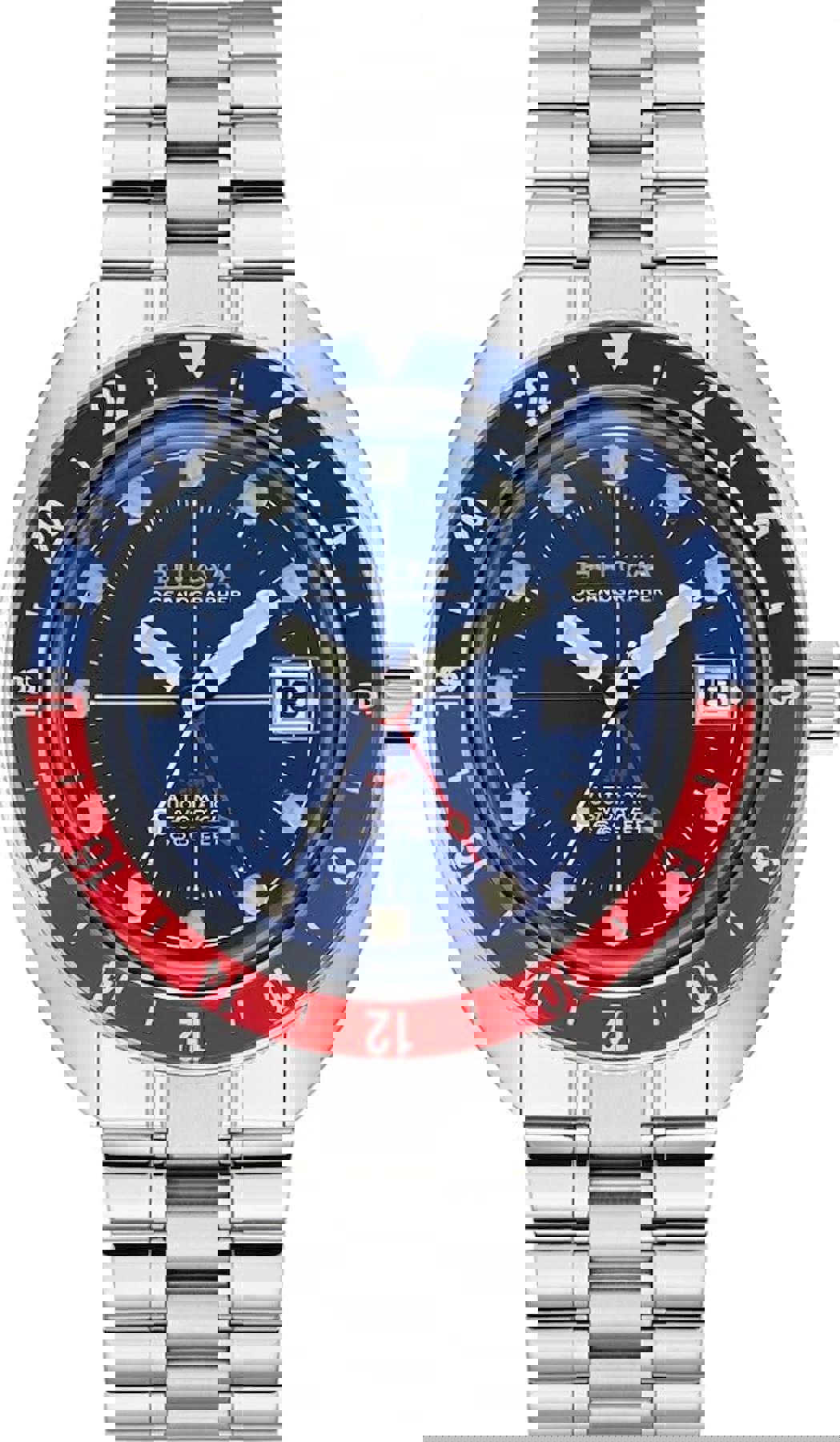 Bulova 96B405 Takvimli 41 mm Çelik Kordon Analog Erkek Kol Saati