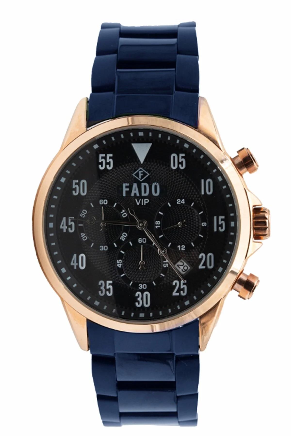 Q&Q RH 0032 Takvimli Mavi Çelik Kordon Analog Kol Saati
