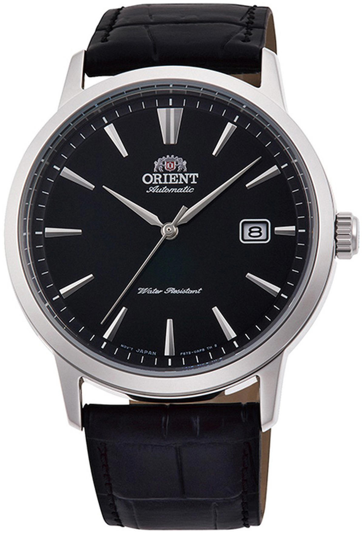 Orient RA-AC0F05B10B Takvimli 42 mm Siyah Deri Kordon Analog Kol Saati