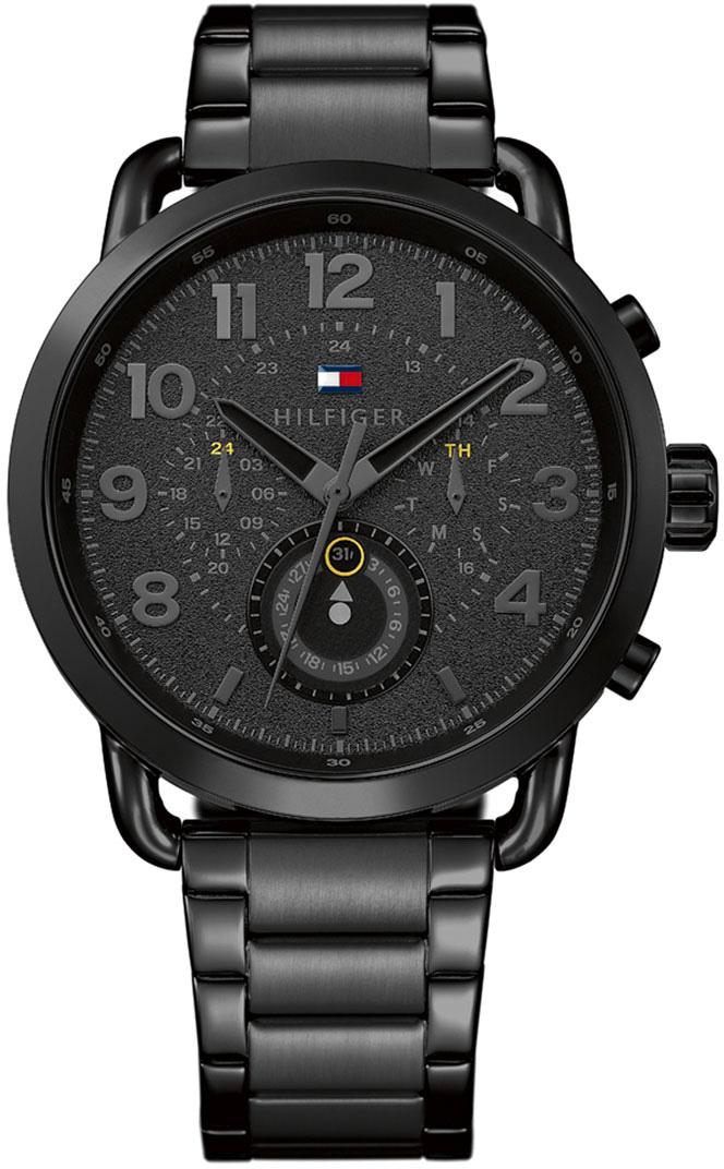 Tommy Hilfiger TH1791423 Takvimli 44 mm Antrasit Metal Kordon Analog Erkek Kol Saati