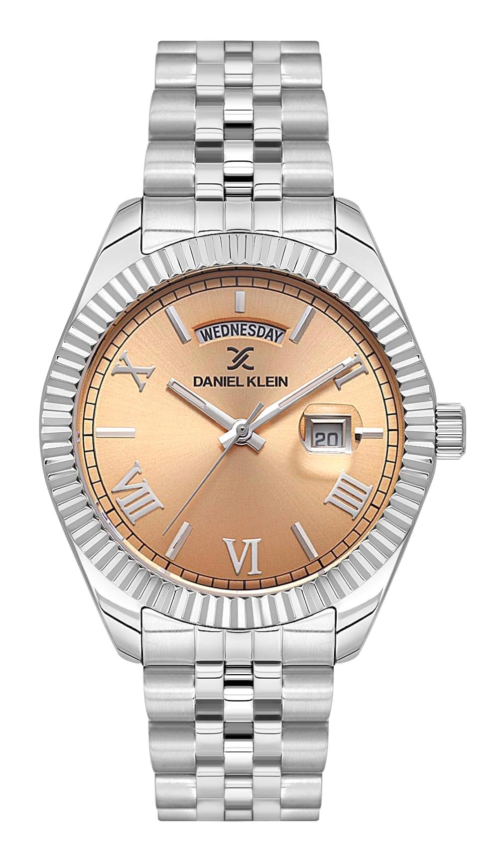 Daniel Klein DKE.1.10666-5 Takvimli 42 mm Çelik Kordon Analog Erkek Kol Saati