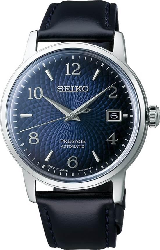 Seiko SRPE43J Takvimli 41 mm Siyah Deri Kordon Analog Erkek Kol Saati