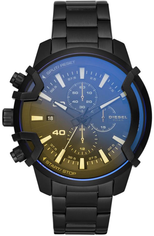 Diesel DZ4529 Takvimli 42 mm Siyah Çelik Kordon Analog Erkek Kol Saati