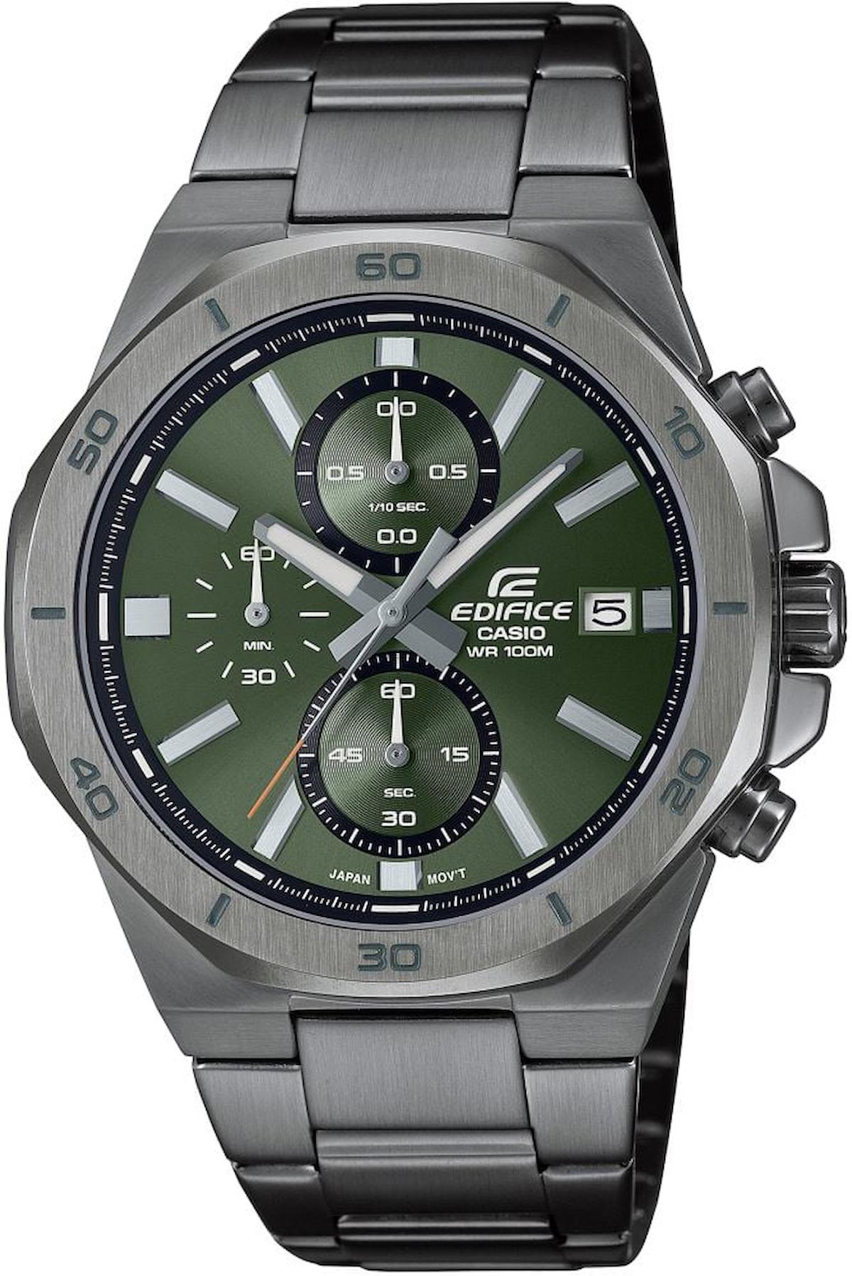 Casio EFV-640DC-3AVUDF Takvimli 44.3 mm Çelik Kordon Analog Erkek Kol Saati
